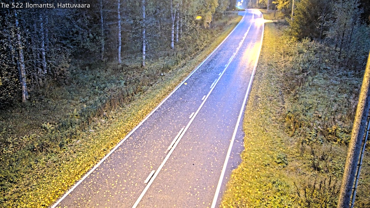 Weather Camera Image Road 522 Ilomantsi, Hattuvaara, Ilomantsi, Pohjois-Karjala