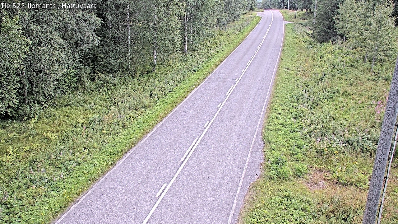 Weather Camera Image Road 522 Ilomantsi, Hattuvaara, Ilomantsi, Pohjois-Karjala