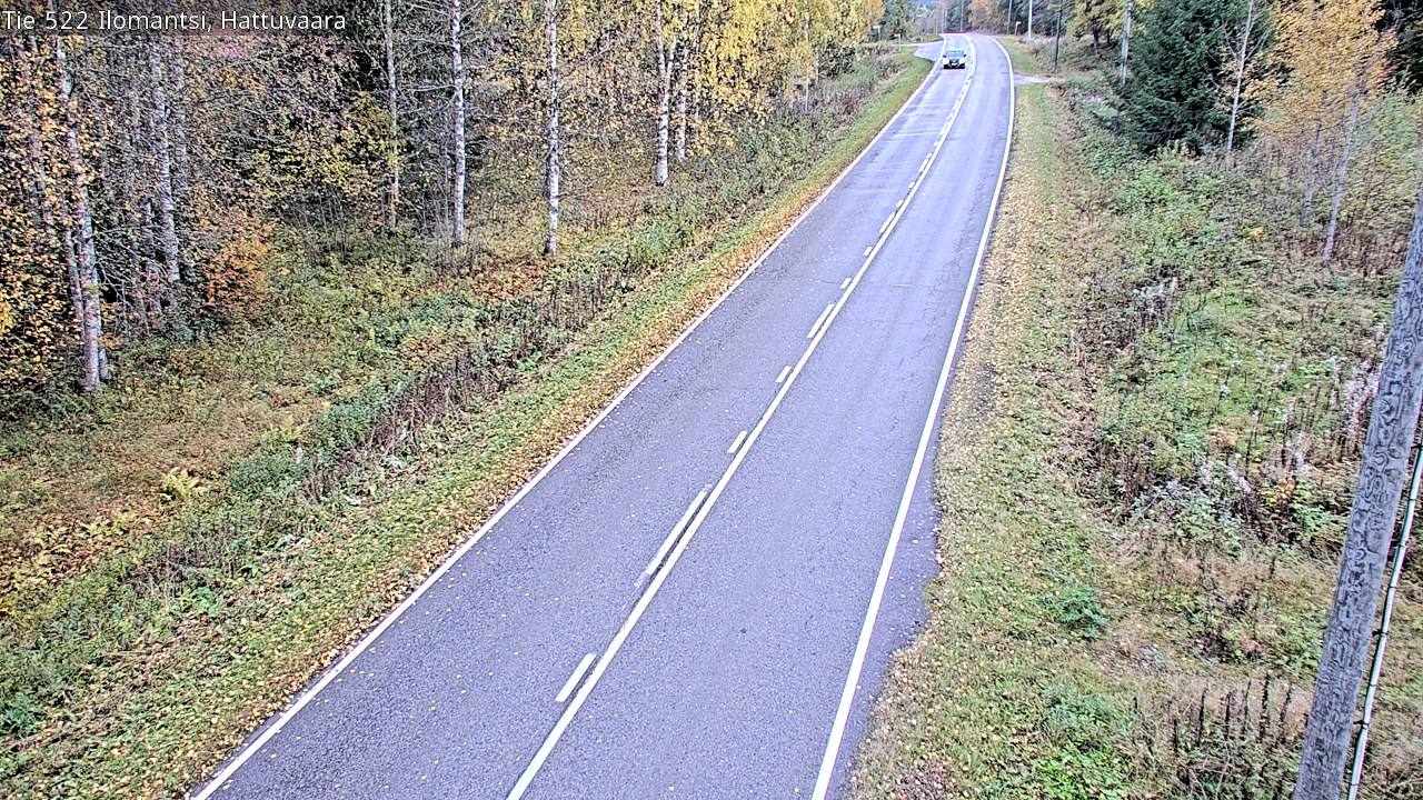 Weather Camera Image Road 522 Ilomantsi, Hattuvaara, Ilomantsi, Pohjois-Karjala