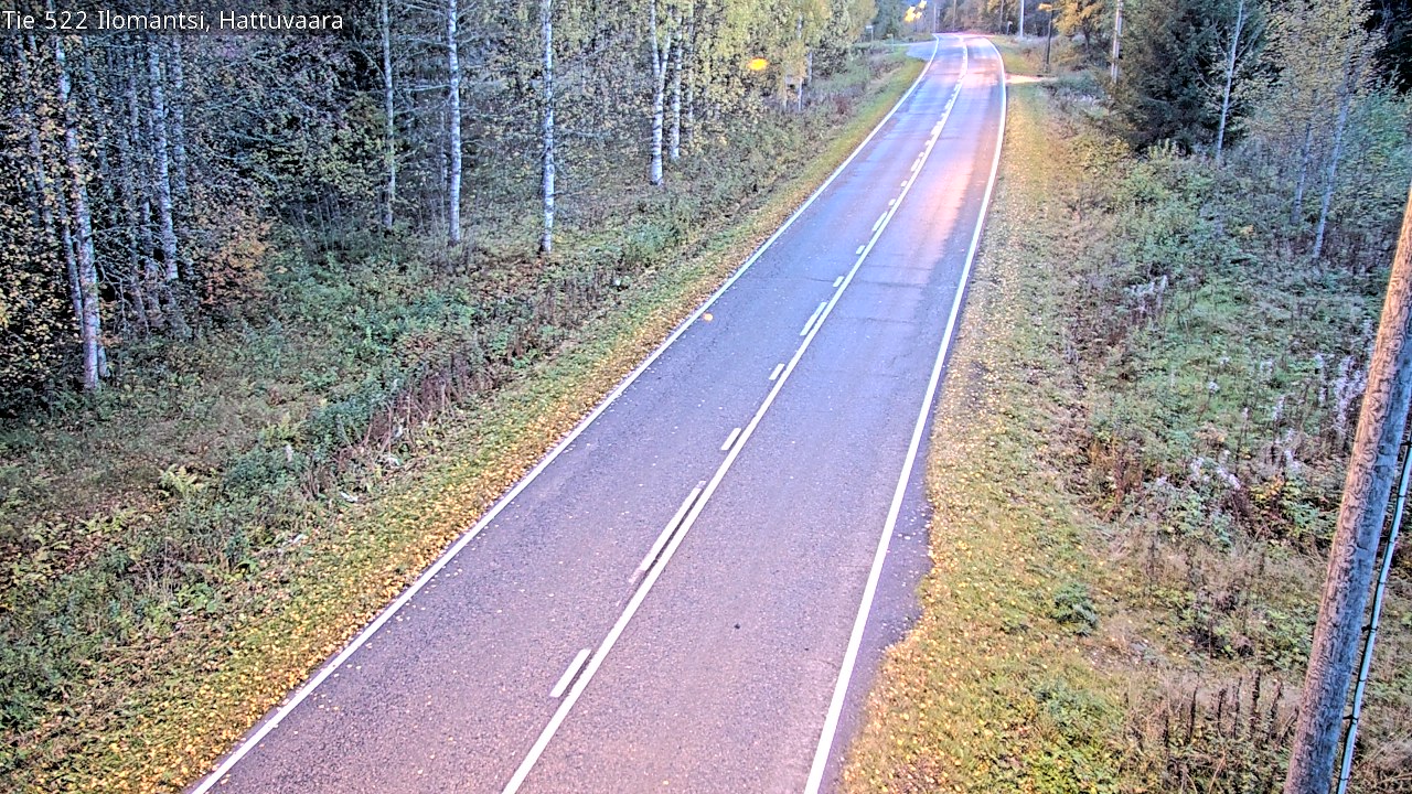 Weather Camera Image Road 522 Ilomantsi, Hattuvaara, Ilomantsi, Pohjois-Karjala