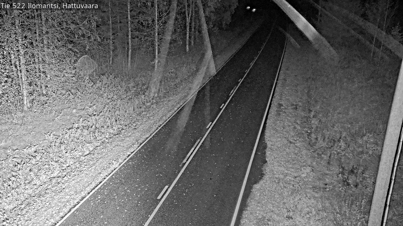 Weather Camera Image Road 522 Ilomantsi, Hattuvaara, Ilomantsi, Pohjois-Karjala