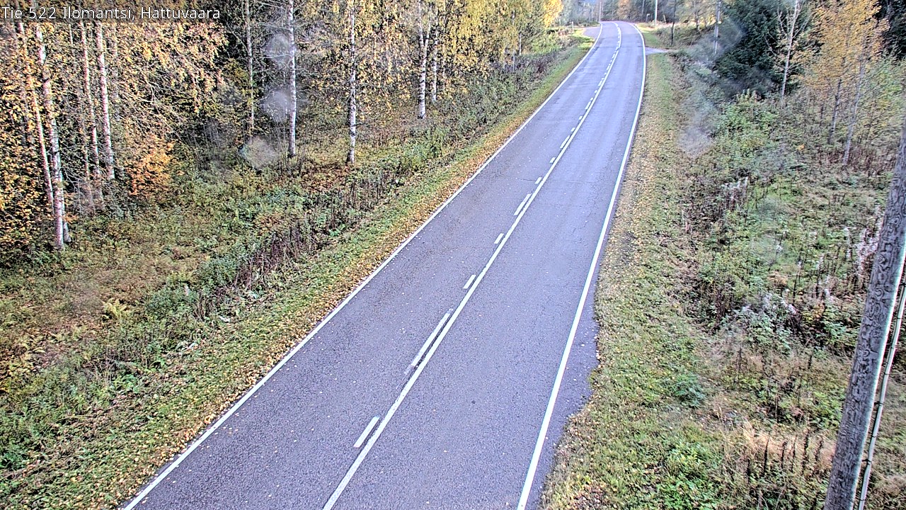 Weather Camera Image Road 522 Ilomantsi, Hattuvaara, Ilomantsi, Pohjois-Karjala