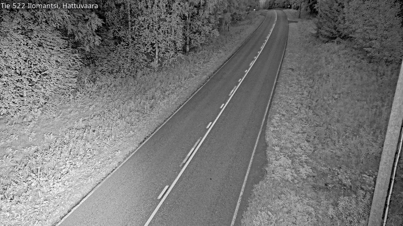 Weather Camera Image Road 522 Ilomantsi, Hattuvaara, Ilomantsi, Pohjois-Karjala