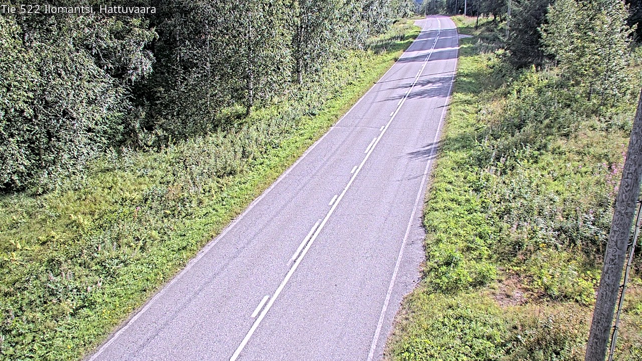 Weather Camera Image Road 522 Ilomantsi, Hattuvaara, Ilomantsi, Pohjois-Karjala