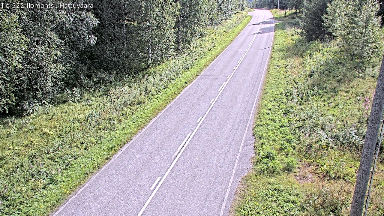 Weather Camera Image Road 522 Ilomantsi, Hattuvaara, Ilomantsi, Pohjois-Karjala