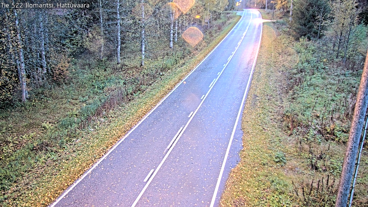 Weather Camera Image Road 522 Ilomantsi, Hattuvaara, Ilomantsi, Pohjois-Karjala