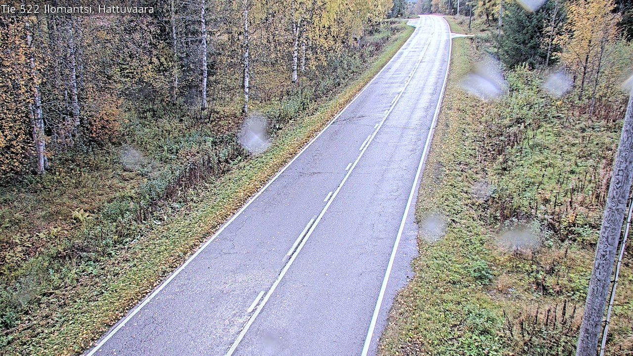 Weather Camera Image Road 522 Ilomantsi, Hattuvaara, Ilomantsi, Pohjois-Karjala