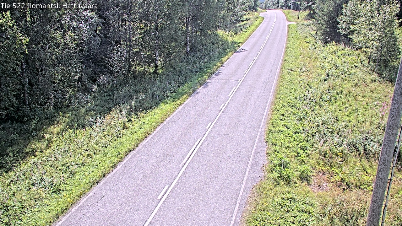 Weather Camera Image Road 522 Ilomantsi, Hattuvaara, Ilomantsi, Pohjois-Karjala