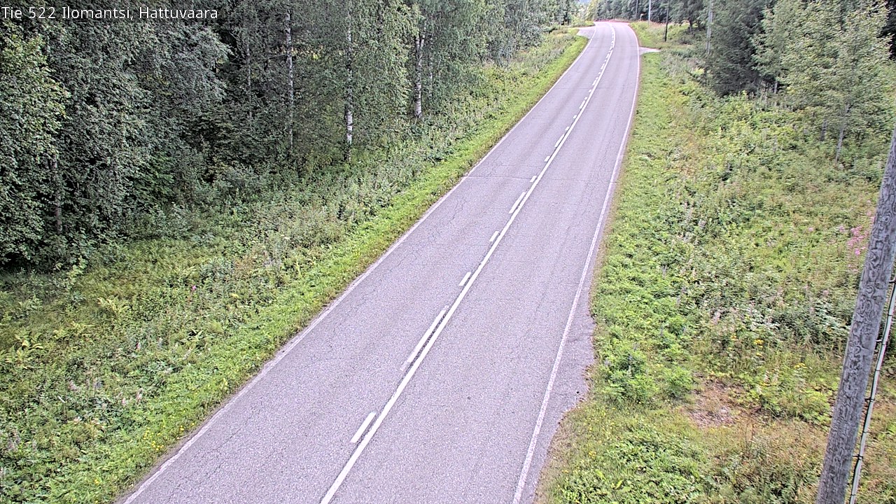 Weather Camera Image Road 522 Ilomantsi, Hattuvaara, Ilomantsi, Pohjois-Karjala