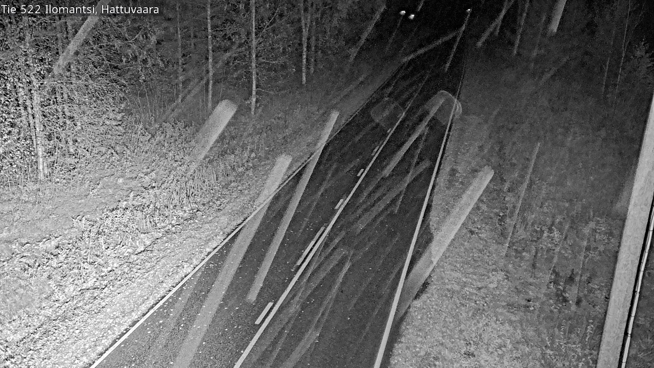 Weather Camera Image Road 522 Ilomantsi, Hattuvaara, Ilomantsi, Pohjois-Karjala