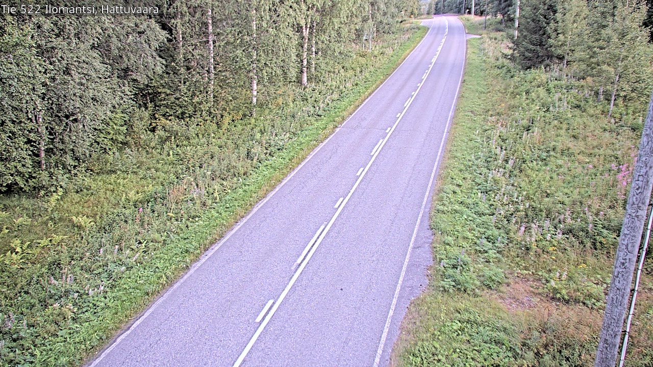 Weather Camera Image Road 522 Ilomantsi, Hattuvaara, Ilomantsi, Pohjois-Karjala