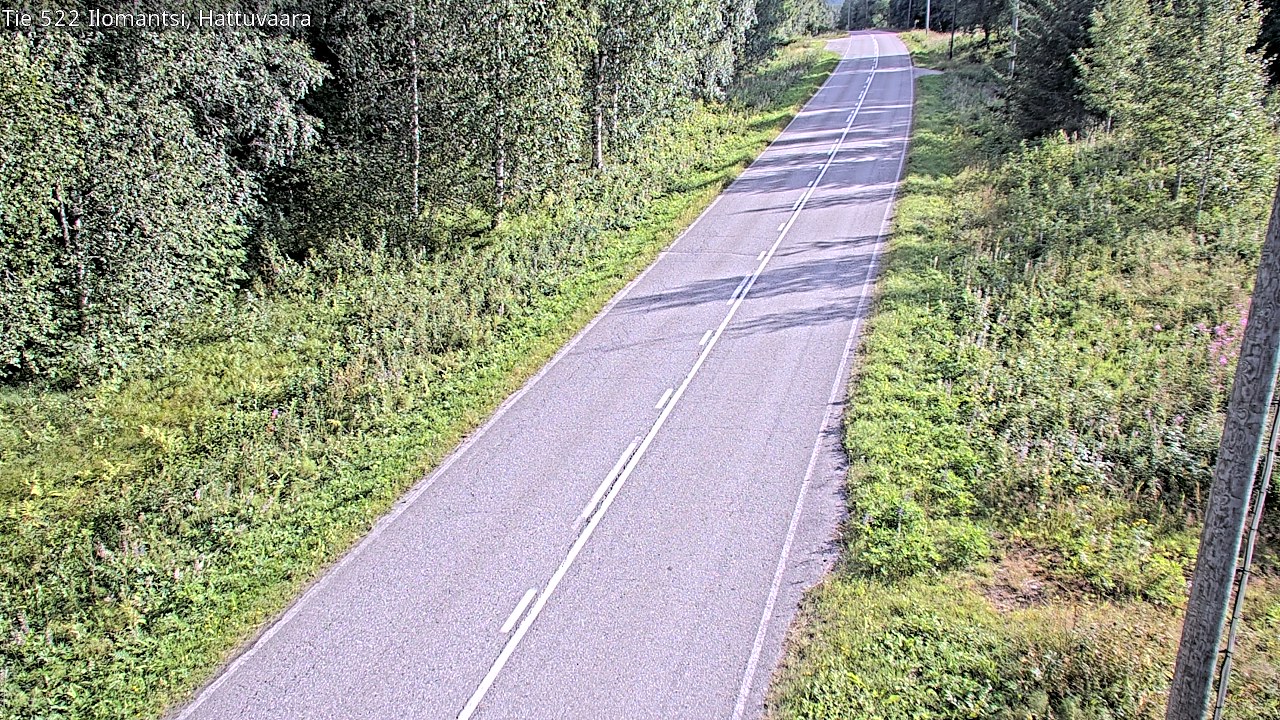 Weather Camera Image Road 522 Ilomantsi, Hattuvaara, Ilomantsi, Pohjois-Karjala