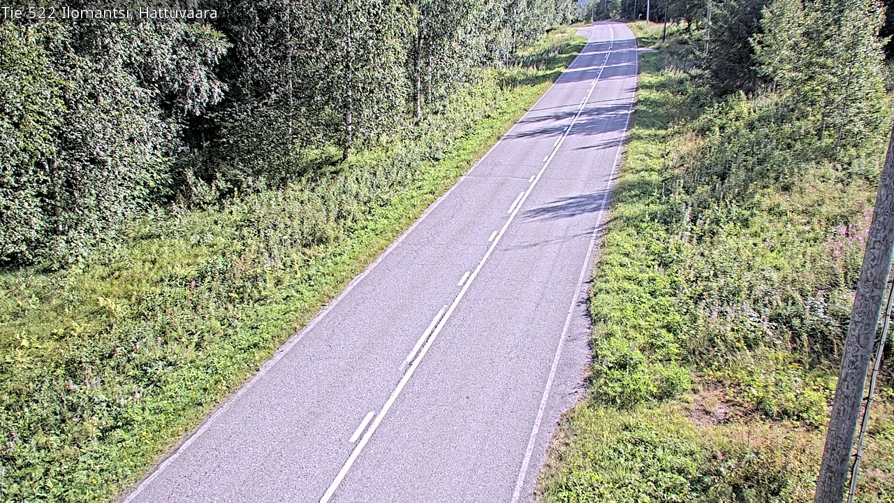 Weather Camera Image Road 522 Ilomantsi, Hattuvaara, Ilomantsi, Pohjois-Karjala