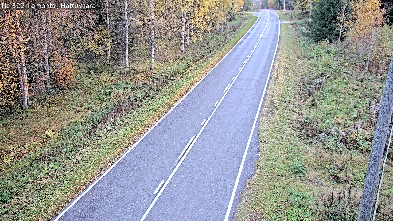 Weather Camera Image Road 522 Ilomantsi, Hattuvaara, Ilomantsi, Pohjois-Karjala