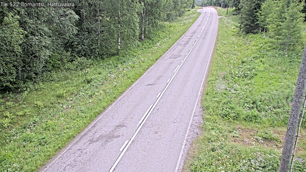 Weather Camera Image Road 522 Ilomantsi, Hattuvaara, Ilomantsi, Pohjois-Karjala