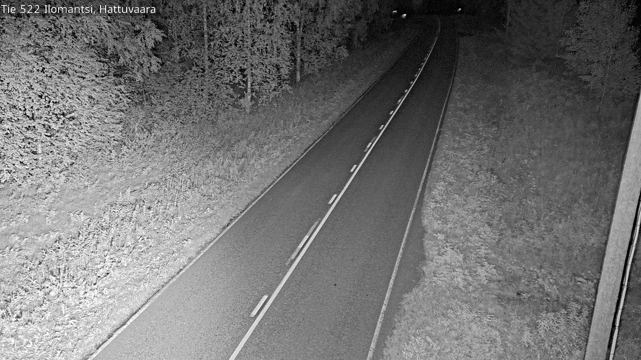 Weather Camera Image Road 522 Ilomantsi, Hattuvaara, Ilomantsi, Pohjois-Karjala