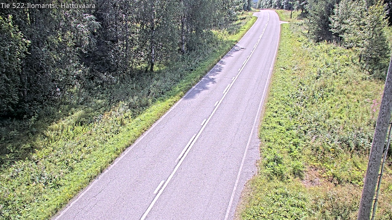 Weather Camera Image Road 522 Ilomantsi, Hattuvaara, Ilomantsi, Pohjois-Karjala