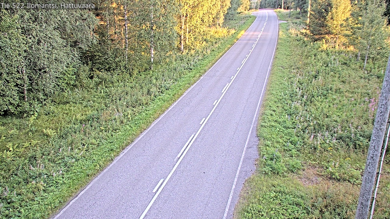 Weather Camera Image Road 522 Ilomantsi, Hattuvaara, Ilomantsi, Pohjois-Karjala