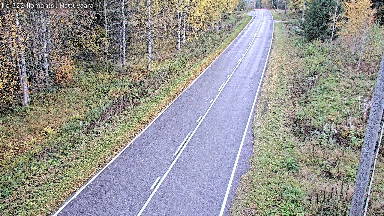 Weather Camera Image Road 522 Ilomantsi, Hattuvaara, Ilomantsi, Pohjois-Karjala