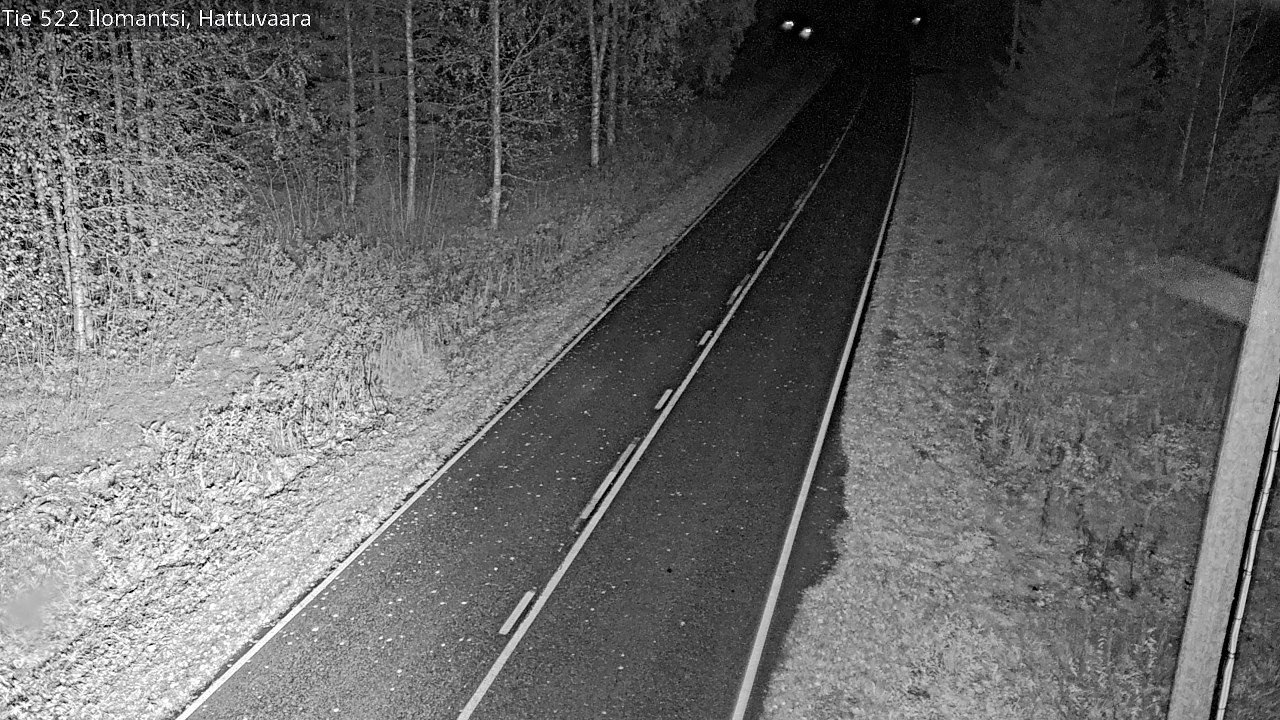 Weather Camera Image Road 522 Ilomantsi, Hattuvaara, Ilomantsi, Pohjois-Karjala