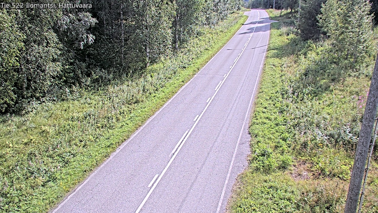 Weather Camera Image Road 522 Ilomantsi, Hattuvaara, Ilomantsi, Pohjois-Karjala