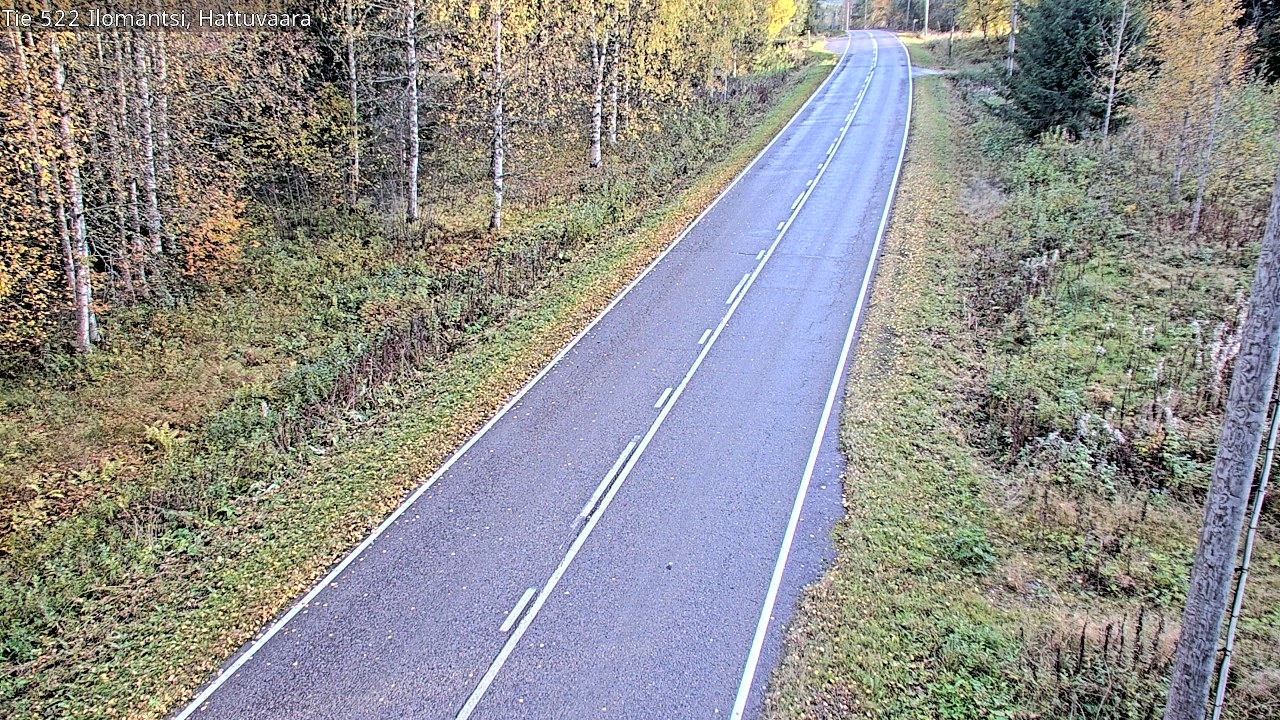 Weather Camera Image Road 522 Ilomantsi, Hattuvaara, Ilomantsi, Pohjois-Karjala