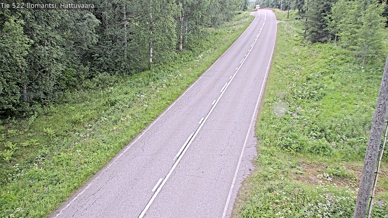 Weather Camera Image Road 522 Ilomantsi, Hattuvaara, Ilomantsi, Pohjois-Karjala
