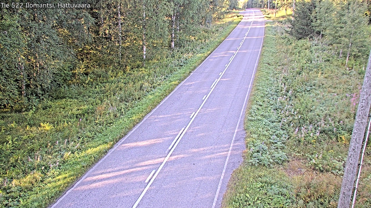 Weather Camera Image Road 522 Ilomantsi, Hattuvaara, Ilomantsi, Pohjois-Karjala