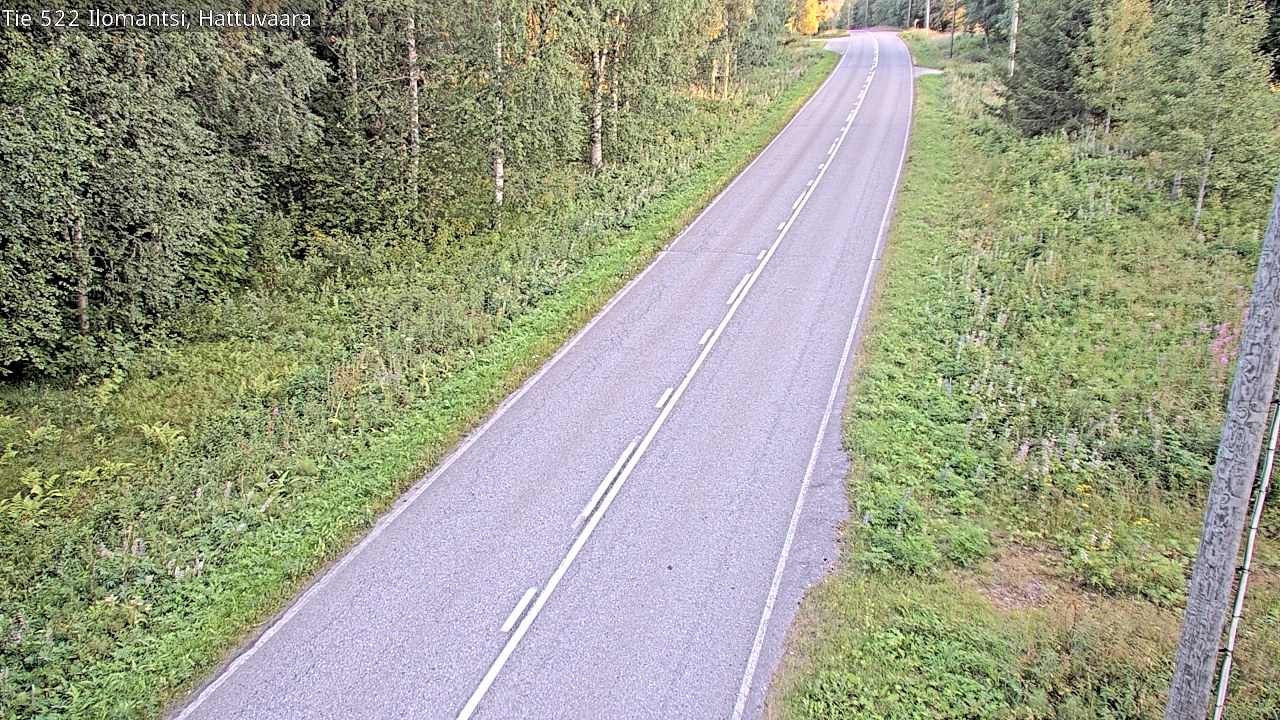 Weather Camera Image Road 522 Ilomantsi, Hattuvaara, Ilomantsi, Pohjois-Karjala