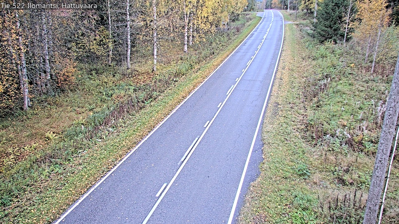 Weather Camera Image Road 522 Ilomantsi, Hattuvaara, Ilomantsi, Pohjois-Karjala