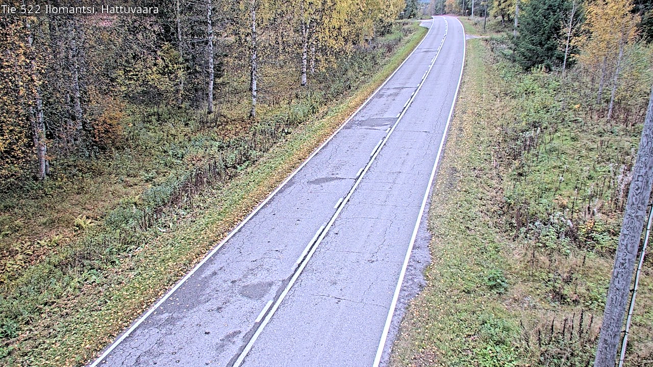 Weather Camera Image Road 522 Ilomantsi, Hattuvaara, Ilomantsi, Pohjois-Karjala