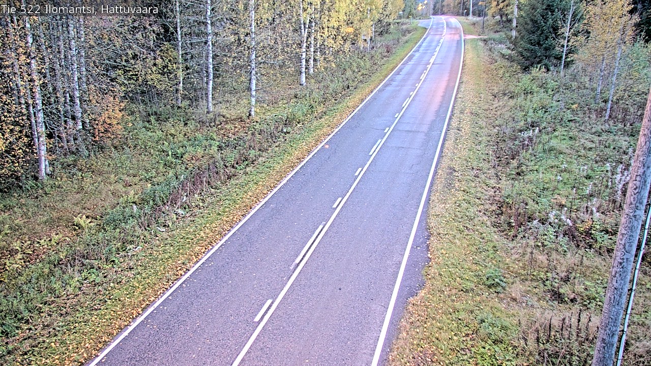 Weather Camera Image Road 522 Ilomantsi, Hattuvaara, Ilomantsi, Pohjois-Karjala