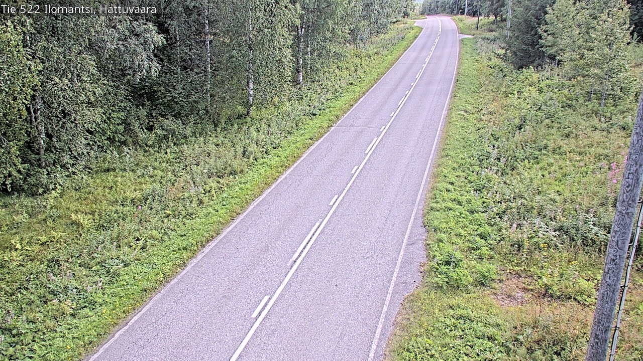 Weather Camera Image Road 522 Ilomantsi, Hattuvaara, Ilomantsi, Pohjois-Karjala