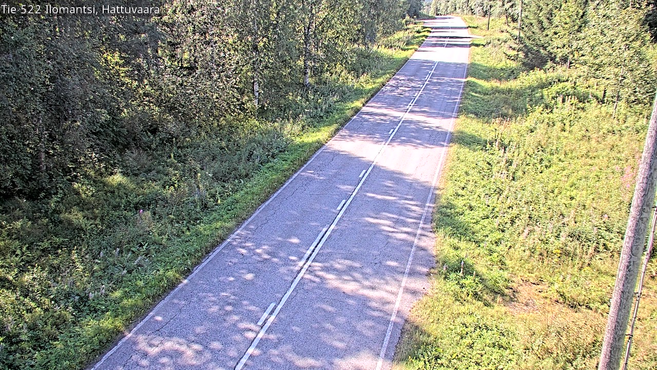 Weather Camera Image Road 522 Ilomantsi, Hattuvaara, Ilomantsi, Pohjois-Karjala
