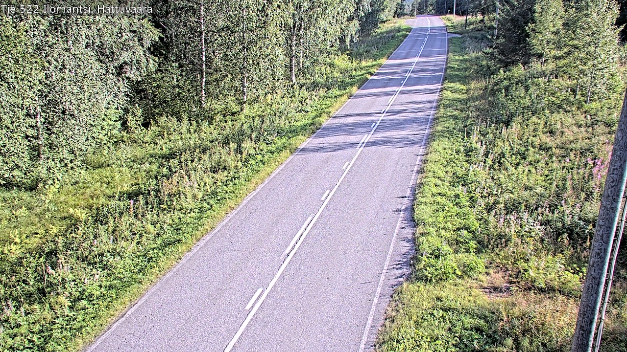 Weather Camera Image Road 522 Ilomantsi, Hattuvaara, Ilomantsi, Pohjois-Karjala