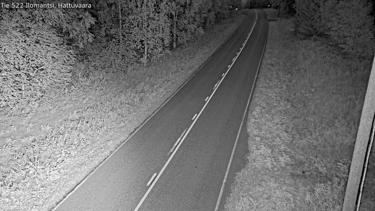 Weather Camera Image Road 522 Ilomantsi, Hattuvaara, Ilomantsi, Pohjois-Karjala