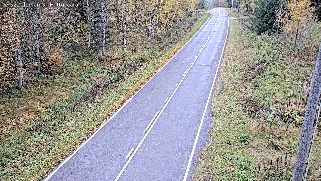 Weather Camera Image Road 522 Ilomantsi, Hattuvaara, Ilomantsi, Pohjois-Karjala