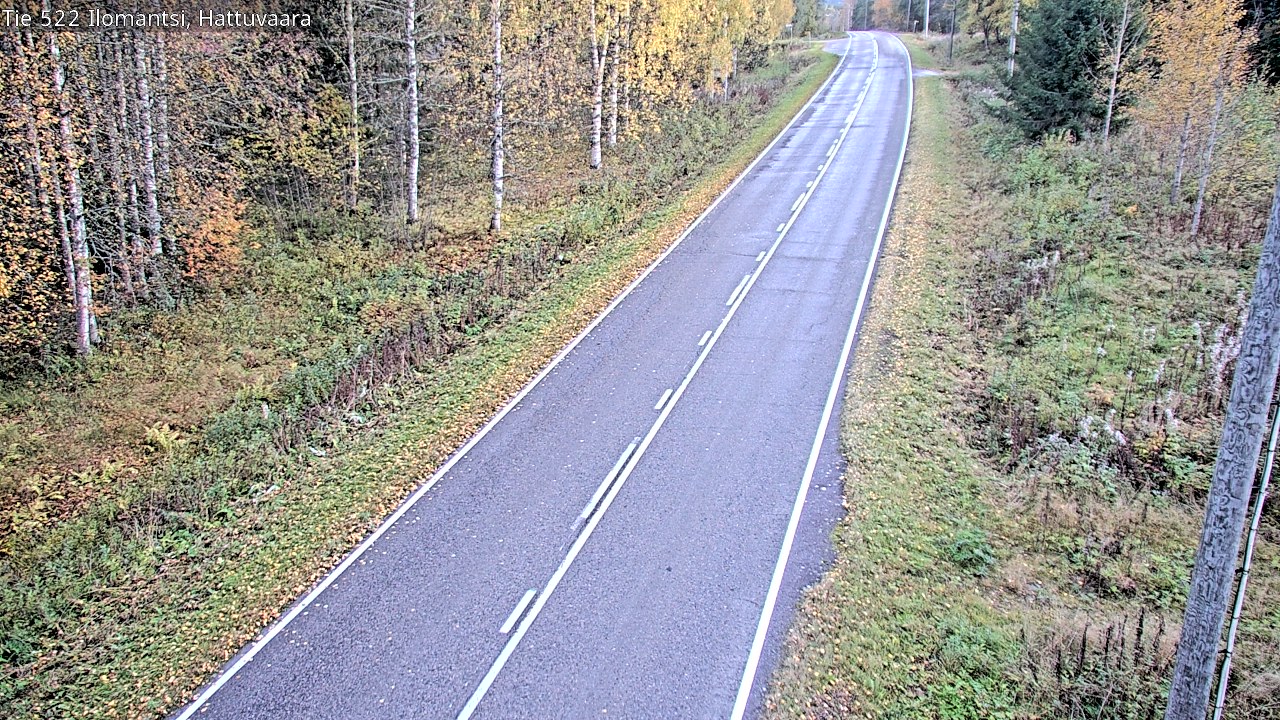 Weather Camera Image Road 522 Ilomantsi, Hattuvaara, Ilomantsi, Pohjois-Karjala