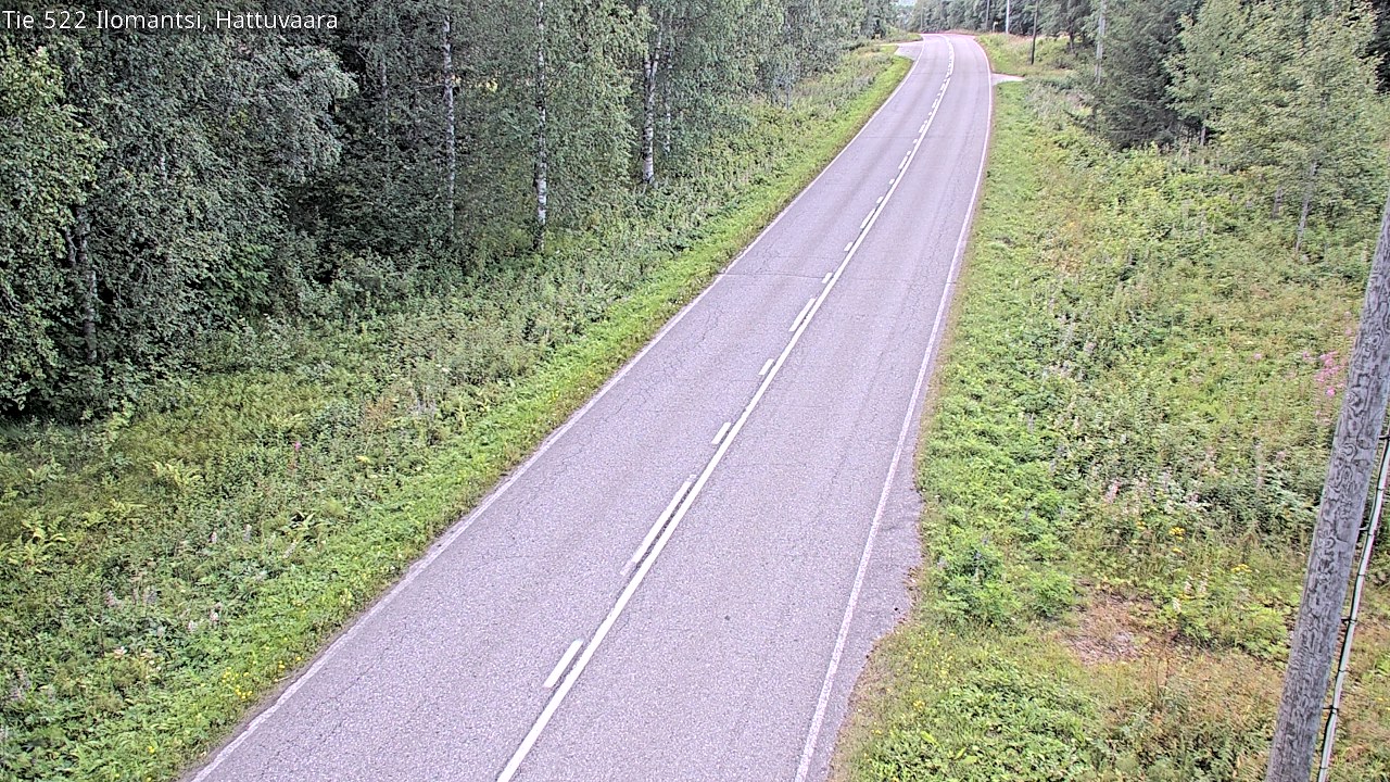 Weather Camera Image Road 522 Ilomantsi, Hattuvaara, Ilomantsi, Pohjois-Karjala