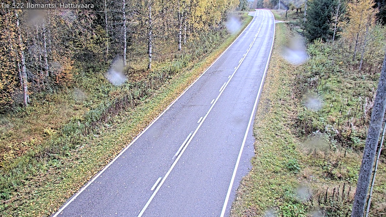 Weather Camera Image Road 522 Ilomantsi, Hattuvaara, Ilomantsi, Pohjois-Karjala