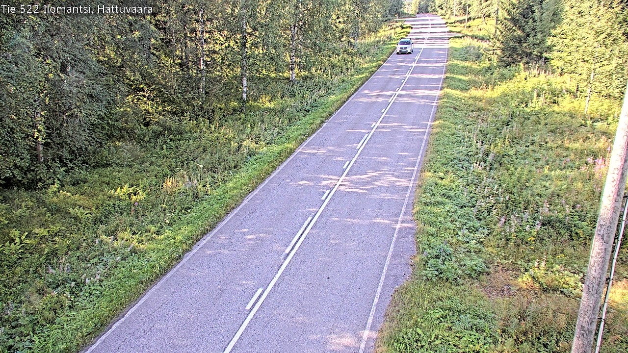 Weather Camera Image Road 522 Ilomantsi, Hattuvaara, Ilomantsi, Pohjois-Karjala