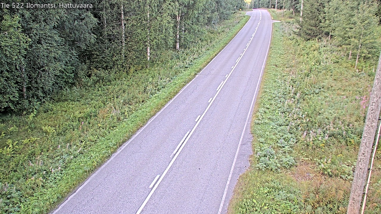 Weather Camera Image Road 522 Ilomantsi, Hattuvaara, Ilomantsi, Pohjois-Karjala