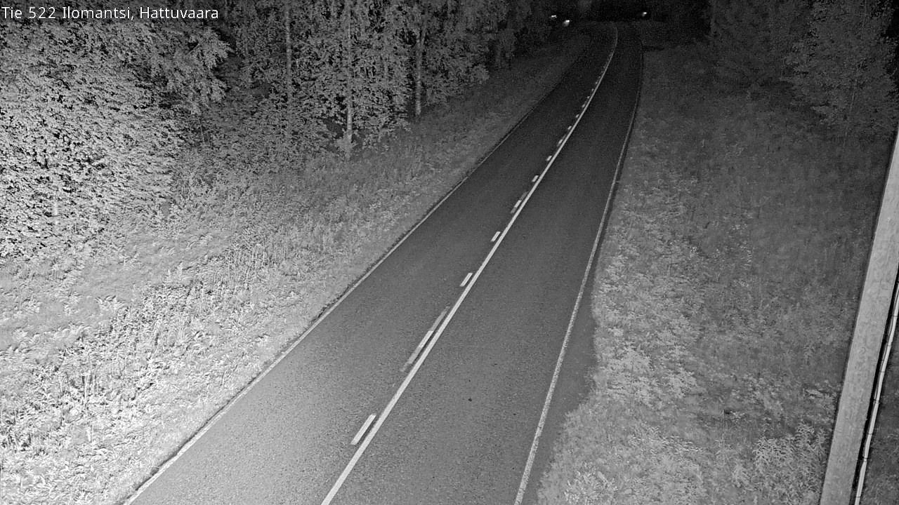 Weather Camera Image Road 522 Ilomantsi, Hattuvaara, Ilomantsi, Pohjois-Karjala