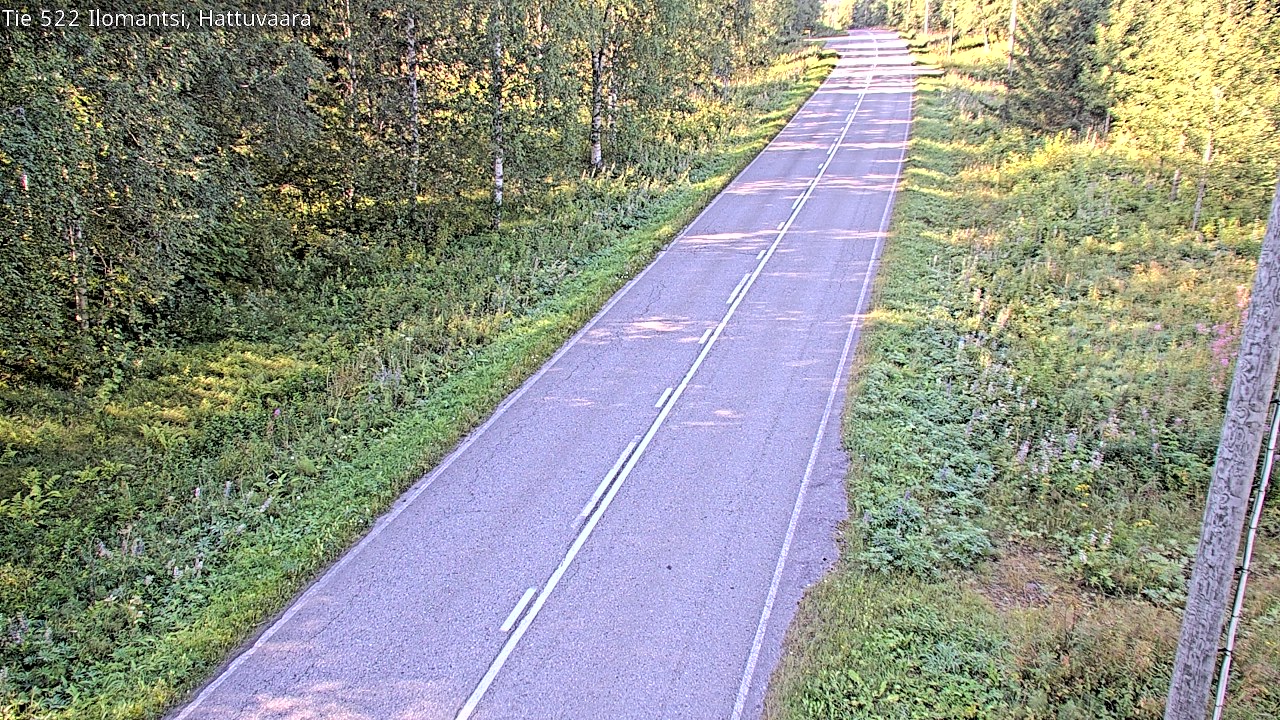 Weather Camera Image Road 522 Ilomantsi, Hattuvaara, Ilomantsi, Pohjois-Karjala