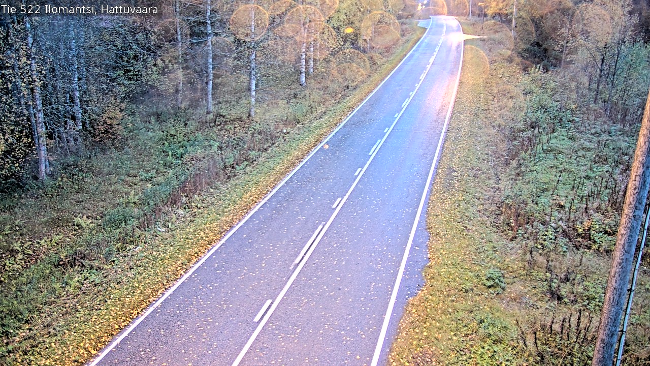 Weather Camera Image Road 522 Ilomantsi, Hattuvaara, Ilomantsi, Pohjois-Karjala