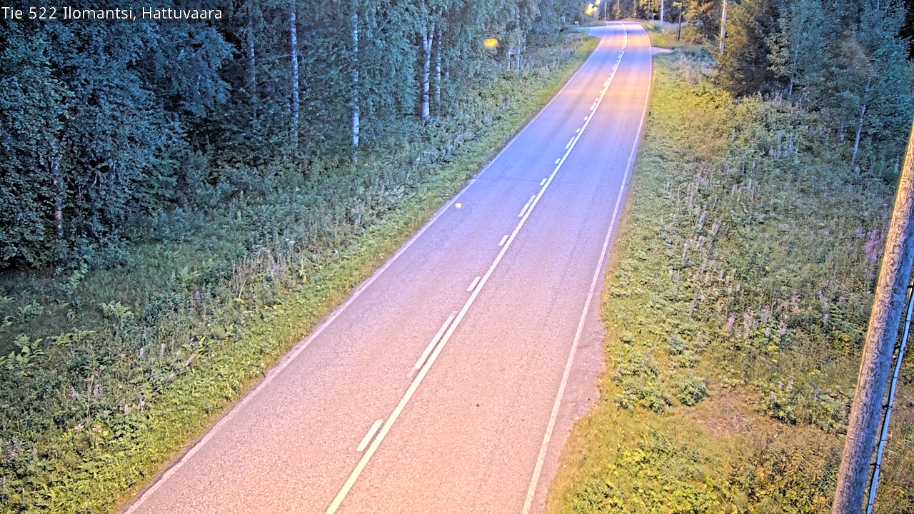 Weather Camera Image Road 522 Ilomantsi, Hattuvaara, Ilomantsi, Pohjois-Karjala