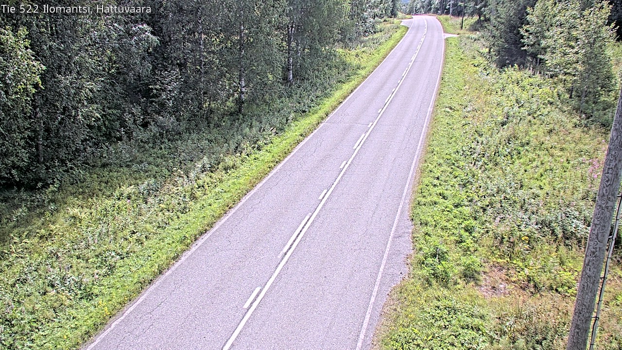 Weather Camera Image Road 522 Ilomantsi, Hattuvaara, Ilomantsi, Pohjois-Karjala