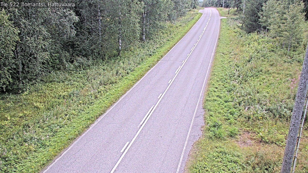 Weather Camera Image Road 522 Ilomantsi, Hattuvaara, Ilomantsi, Pohjois-Karjala