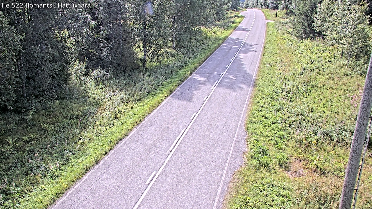 Weather Camera Image Road 522 Ilomantsi, Hattuvaara, Ilomantsi, Pohjois-Karjala