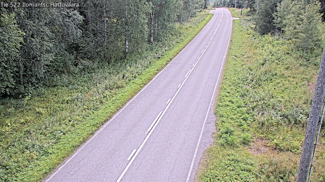 Weather Camera Image Road 522 Ilomantsi, Hattuvaara, Ilomantsi, Pohjois-Karjala